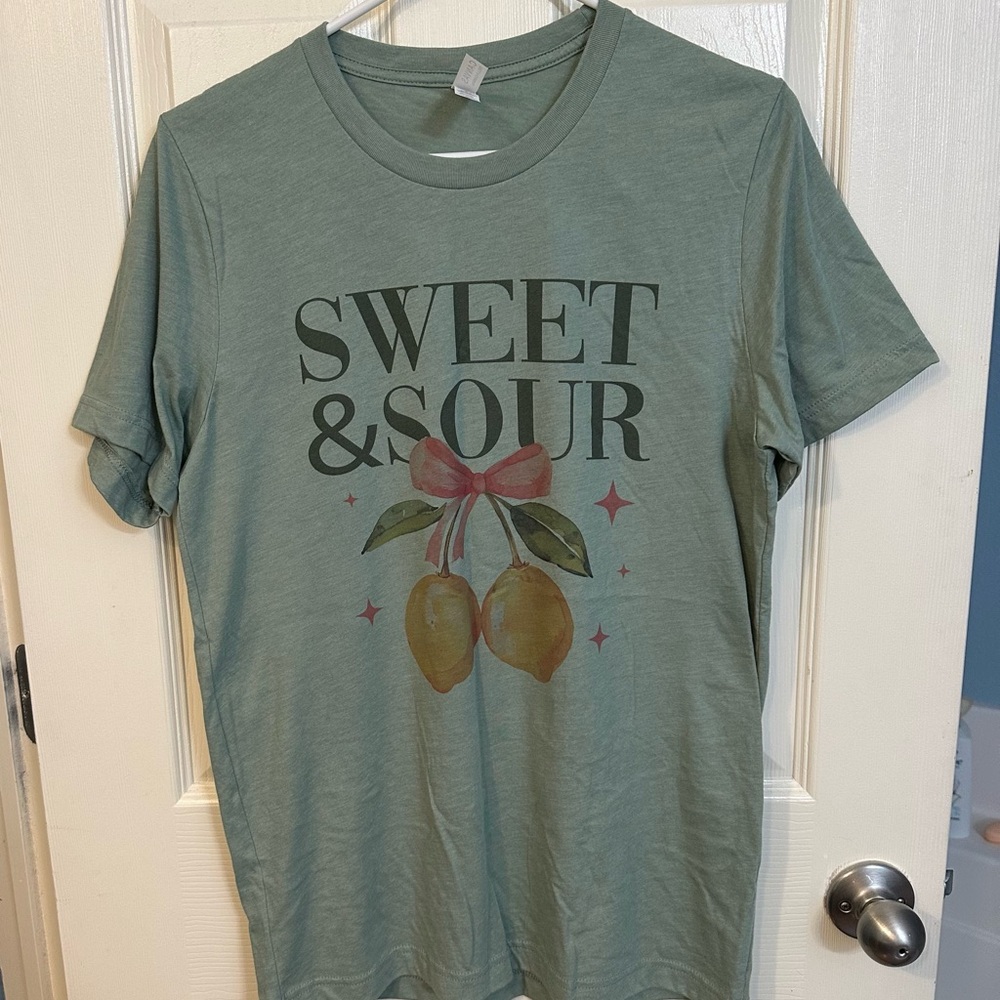 NWOT Bella Canvas Sage Green Tee